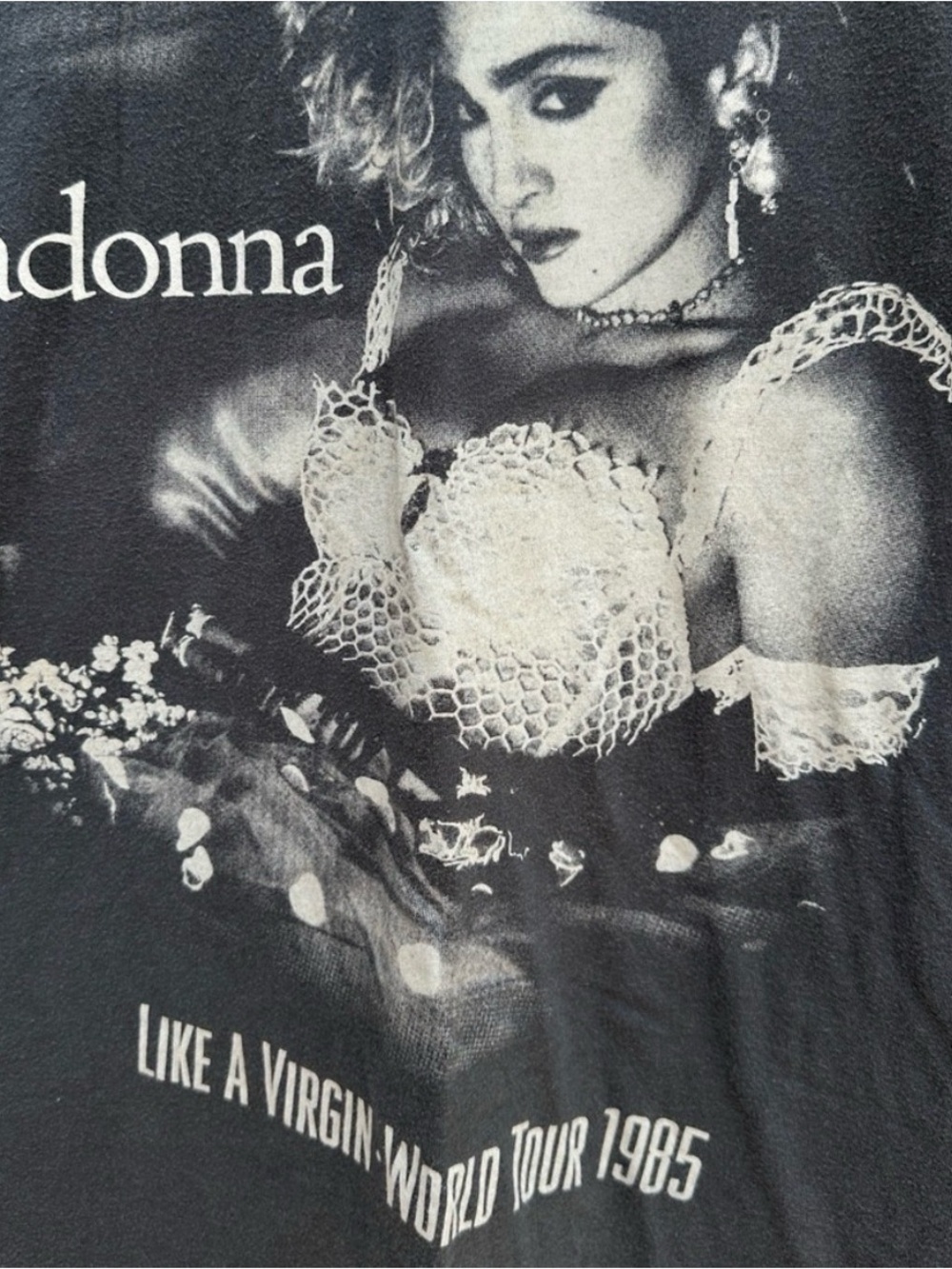 Madonna Vintage ‘Like a Virgin World Tour 1985’ Tshirt